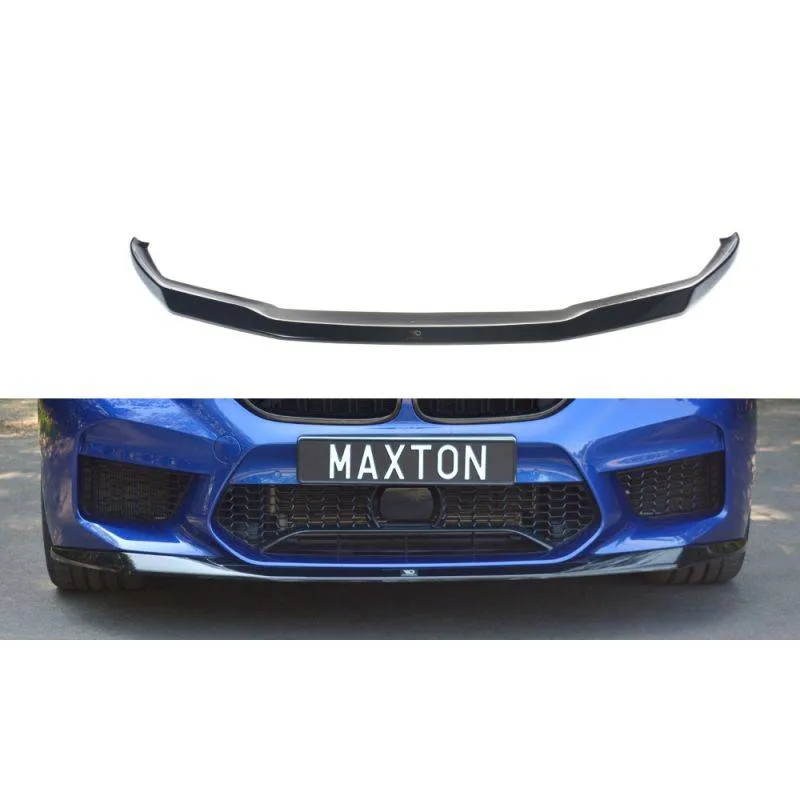 Maxton Lame Du Pare Chocs Avant Splitter V Bmw M F Noir Brillant