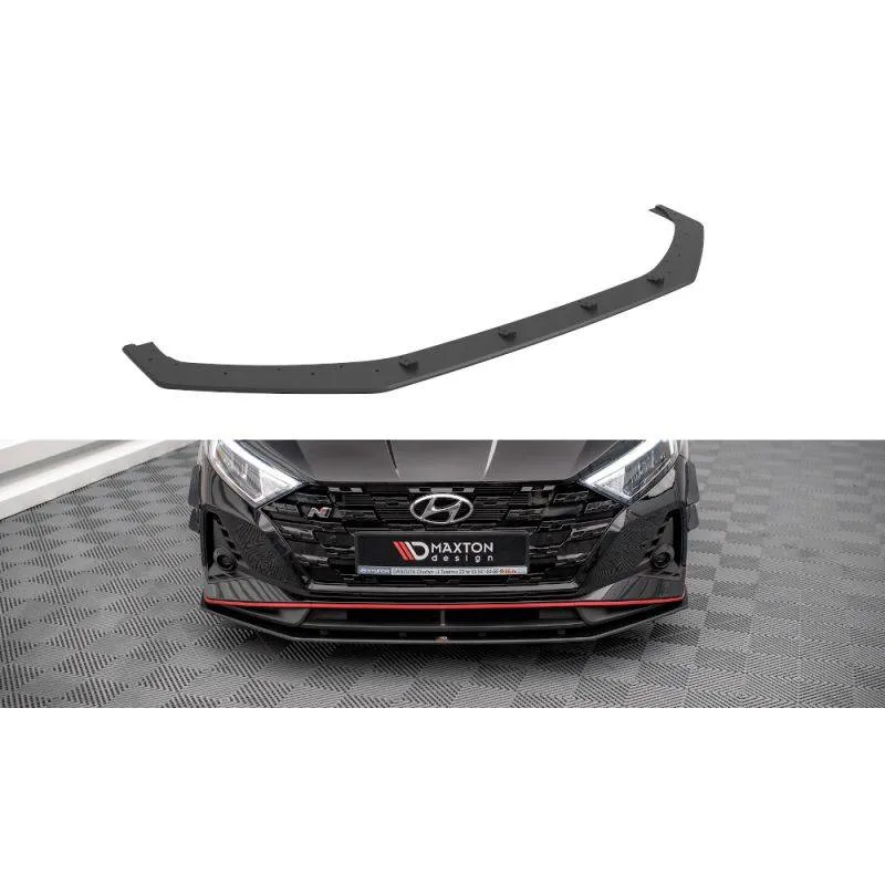 Maxton Street Pro Lame Du Pare Chocs Avant Hyundai I N Mk Noir Rouge