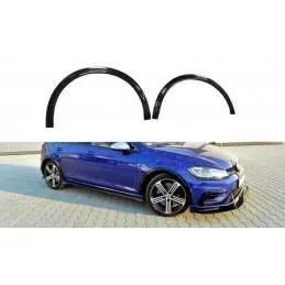 Maxton - Set Des Extensions VW Golf 7 R / R-Line Facelift Noir Brillant