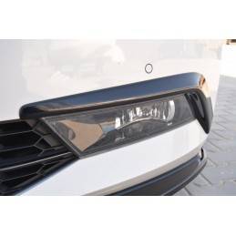 Maxton - Cadres Pour Lumières Skoda Superb Mk3 Noir Brillant