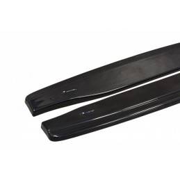 Maxton - SET DES DIFFUSEUR DES BAS DE CAISSE PEUGEOT RCZ Noir Brillant