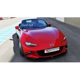 Maxton - LAME DU PARE-CHOCS AVANT v.1 Mazda MX-5 IV Noir Brillant