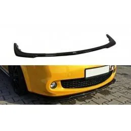 Maxton - LAME DU PARE-CHOCS AVANT / SPLITTER RENAULT MEGANE II RS Noir Brillant