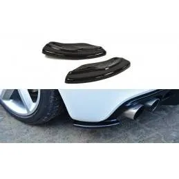 Maxton - Lame Du Pare Chocs Arriere Audi TT S 8J Noir Brillant