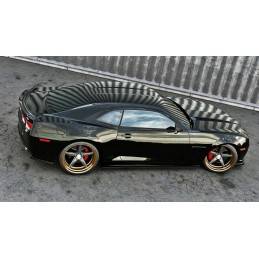 Maxton - LAME DU PARE CHOCS ARRIERE CHEVROLET CAMARO V SS - VERSION US, UE (AVANT FACELIFT) Noir Brillant