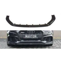 Maxton - Lame Du Pare-Chocs Avant / Splitter V.2 Audi RS3 8V FL Sportback Noir Brillant