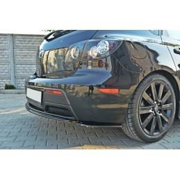 Maxton - LAME DU PARE CHOCS ARRIERE MAZDA 3 MPS MK1 (AVANT FACELIFT) Noir Brillant