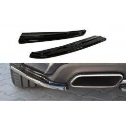 Maxton - LAME DU PARE CHOCS ARRIERE MERCEDES CLS C218 AMG LINE Noir Brillant