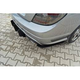 Maxton - MERCEDES C W204 AMG-LINE (Facelift) DIFFUSEUR ARRIERE & LAME DU PARE CHOCS ARRIERE 