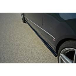 Maxton - RAJOUTS DES BAS DE CAISSE POUR Mercedes E W212 Noir Brillant