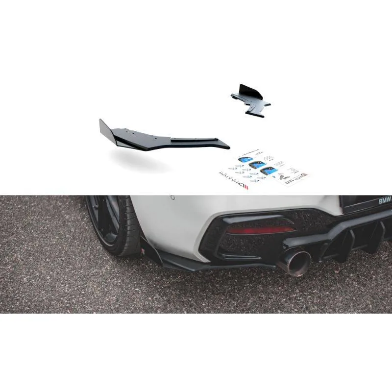 Maxton Sport Durabilit Lame Du Pare Chocs Arriere V Flaps Bmw F M I Noir Rabats