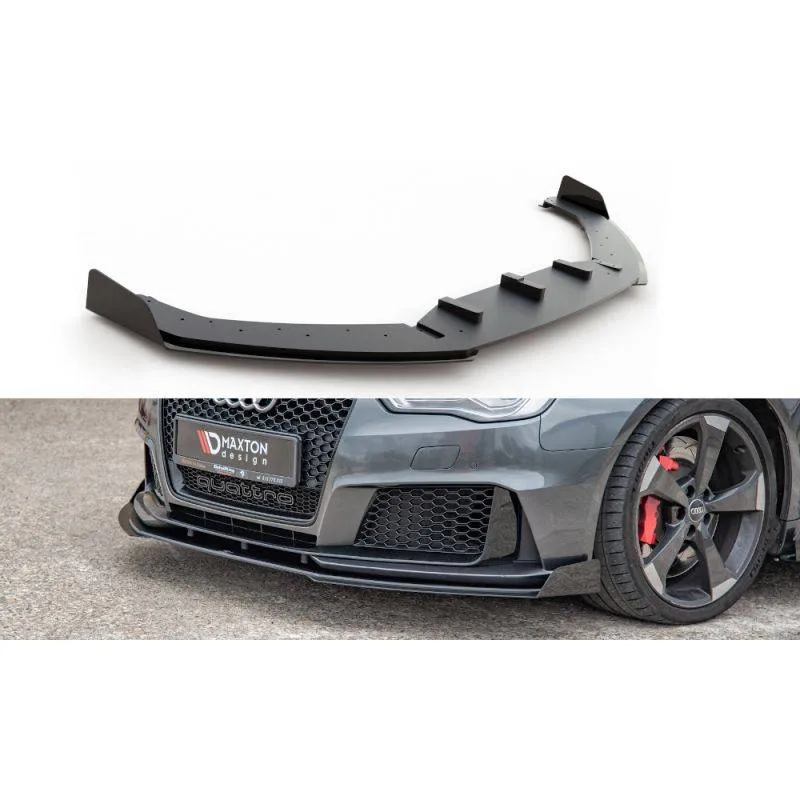 Maxton Sport Durabilit Lame Du Pare Chocs Avant Flaps Audi Rs V Sportback Noir Rabats