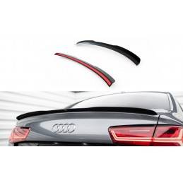 Maxton - Spoiler Cap Audi A6 / A6 S-line / S6 Sedan C7 Facelift Noir Brillant