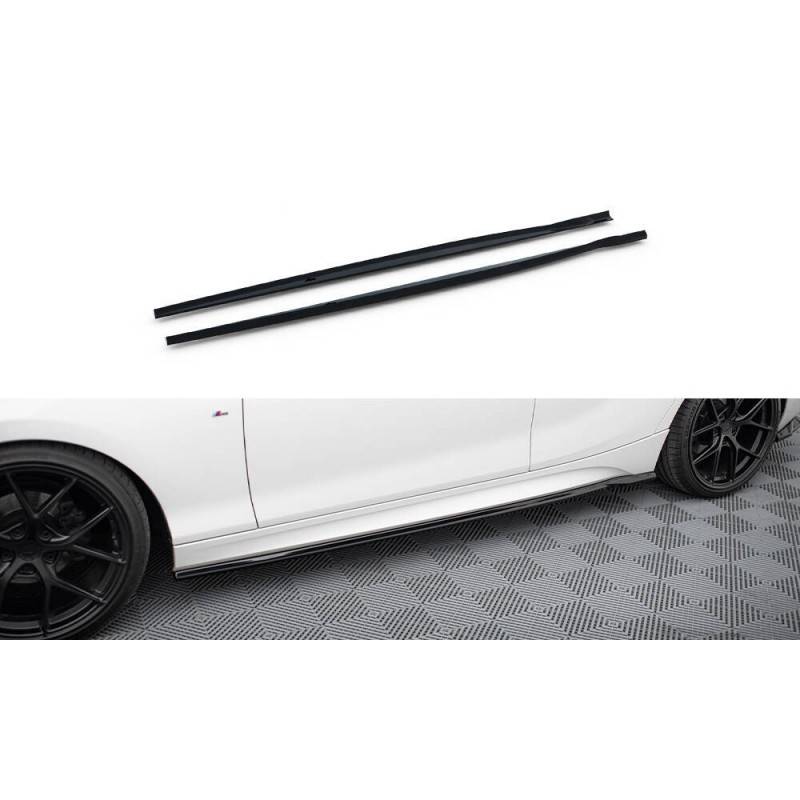 Maxton - Rajouts Des Bas De Caisse V.5 BMW 1 M-Pack / M140i F20 Facelift, BM-1-F20F-M-SD4G Maxtondesign.fr