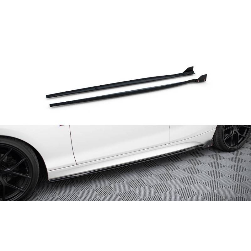 Maxton - Rajouts Des Bas De Caisse V.4 + Flaps BMW 1 M-Pack / M140i F20 Facelift, BM-1-F20F-M-SD4G+SF1B Maxtondesign.fr