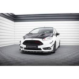 Maxton - Lame Du Pare-Chocs Avant V.6 + Flaps Ford Fiesta ST Mk7 Facelift, FO-FI-7F-ST-FD6G+FSF1B Maxtondesign.fr