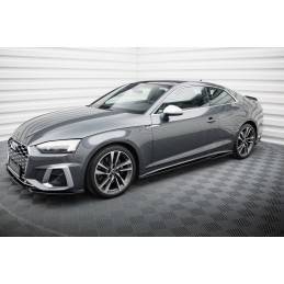 Maxton - Rajouts Des Bas De Caisse Audi S5 Coupe / A5 S-Line Coupe F5 Facelift, AU-S5-2F-SD2G Maxtondesign.fr