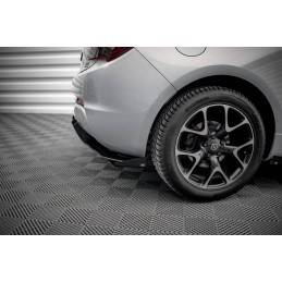 Maxton - Street Pro Diffuseur Arrière Complet + Flaps Opel Astra GTC OPC-Line J Noir-Rouge + Rabats Brillant, OPASJGTCOPCLINECNC