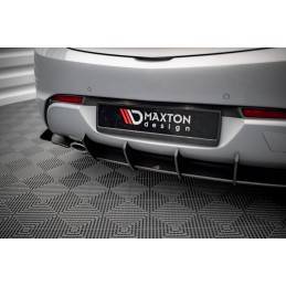 Maxton - Street Pro Diffuseur Arrière Complet + Flaps Opel Astra GTC OPC-Line J Noir-Rouge + Rabats Brillant, OPASJGTCOPCLINECNC