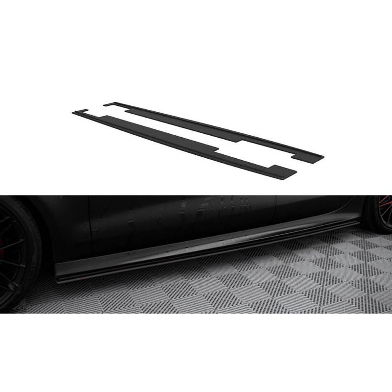 Maxton - Street Pro Rajouts Des Bas De Caisse Audi A7 S-Line C7 Noir, AUA7C7SLINECNC-SD1B Maxtondesign.fr