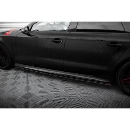 Maxton - Street Pro Rajouts Des Bas De Caisse Audi A7 S-Line C7 Noir, AUA7C7SLINECNC-SD1B Maxtondesign.fr