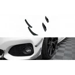 Maxton - Ailes de pare-chocs avant (Canards) BMW 1 M-Pack / M140i F20 Facelift, BM-1-F20F-M-CAN1 Maxtondesign.fr