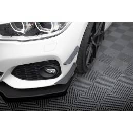 Maxton - Ailes de pare-chocs avant (Canards) BMW 1 M-Pack / M140i F20 Facelift, BM-1-F20F-M-CAN1 Maxtondesign.fr