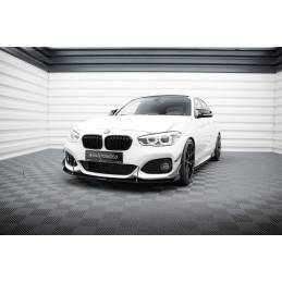 Maxton - Ailes de pare-chocs avant (Canards) BMW 1 M-Pack / M140i F20 Facelift, BM-1-F20F-M-CAN1 Maxtondesign.fr