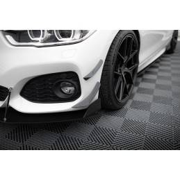 Maxton - Ailes de pare-chocs avant (Canards) BMW 1 M-Pack / M140i F20 Facelift, BM-1-F20F-M-CAN1 Maxtondesign.fr