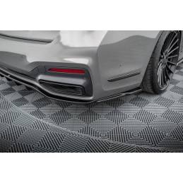 Maxton - Arriere Splitter (avec une barre verticale) V.2 BMW 7 G11 M-Pack Facelift, BM-7-11F-MPACK-RD3G+RD4G Maxtondesign.fr