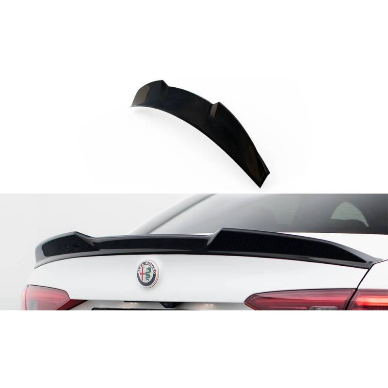 Maxton - Spoiler Cap 3D Alfa Romeo Giulia Quadrifoglio, AL-GI-1-QV-CAP3D1G Maxtondesign.fr