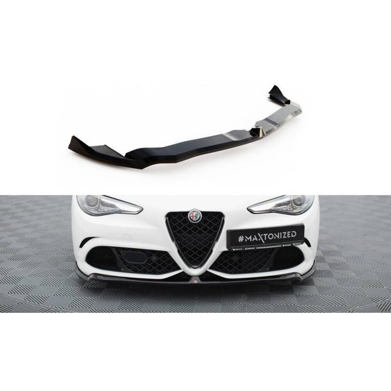 Maxton - Lame Du Pare-Chocs Avant Alfa Romeo Giulia Quadrifoglio, AL-GI-1-QV-FD1G Maxtondesign.fr