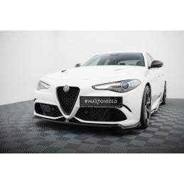 Maxton - Lame Du Pare-Chocs Avant Alfa Romeo Giulia Quadrifoglio, AL-GI-1-QV-FD1G Maxtondesign.fr